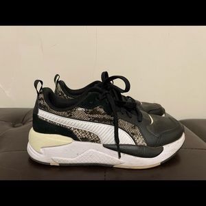 Leather Puma’s with Animal Print